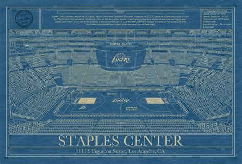 Los Angeles - Lakers - Stadium Blueprint Company