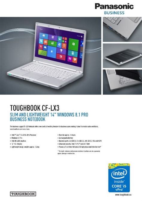 Panasonic Toughbook Cf Lx I Gb Ssd Autodijag Ip