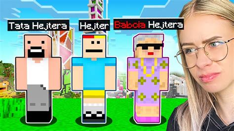 Babcia To MAMA TATY HEJTERA W Minecraft YouTube