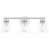 Hampton Bay Eastburn In Light Polished Chrome Vanity Light With