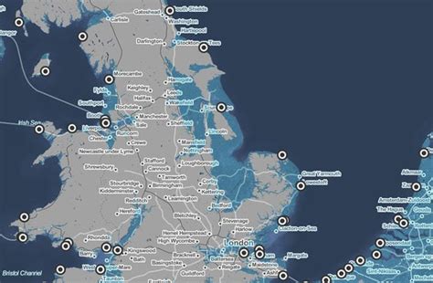 UK Sea Depth Map