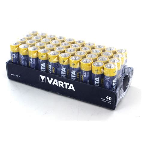 Varta Industrial Pro Lr Aa Alkaline For Size Aa