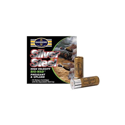 Gamebore Silver Steel Bio Wad 32g H4 12