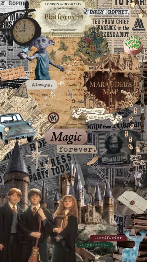 Harrypotter Aesthetic Wallpapers Books Vibes Magic Dobby