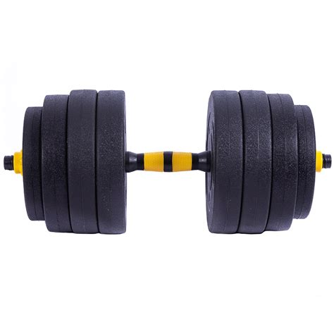 Halteres Anilha Yangfit Barra Kit Musculação Peso Academia 25kg