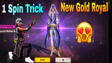 Free Fire New Gold Royal 1 Spin Trick How To Get New Gold Royal Bundle