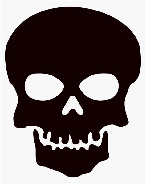 Download Skeleton Head Png Im - Skull Silhouette Png, Transparent Png ...