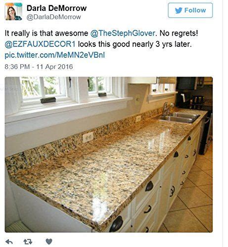 EZ Faux Decor Granite Vinyl Countertop Laminate Sheet | Peel & Stick ...