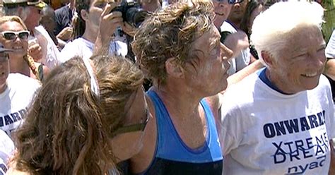 Diana Nyad Completes Historic Swim From Cuba To Florida Cbs News