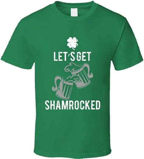 Lets Get Shamrocked Tee Divertido Día De San Patricio Fiesta Camiseta