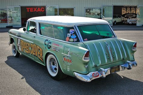 1955, Chevrolet, Chevy, Nomad, Belair, Gasser, Pro, Stocl, Drag, Dragster, Race, Racing, Vintage ...