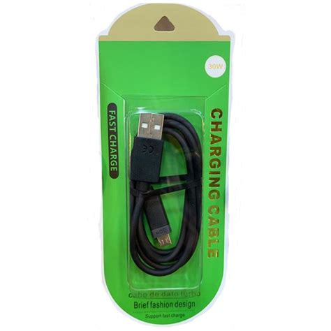 Cabo Carregador Turbo Rápido V8 Micro Usb Tipo C Cabo de Dados 1 Metro