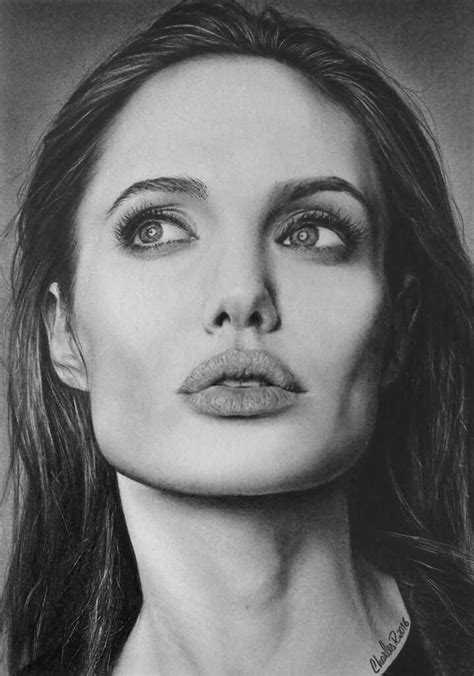 A J Actriz Pencil Drawing Images Pencil Portrait Drawing