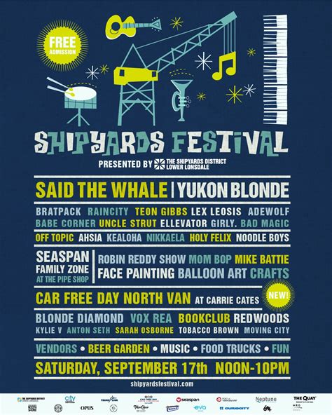 The Shipyards District North Vancouver — Shipyards Festival 2022