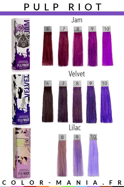 Pulp Riot Semi Permanent Color Chart