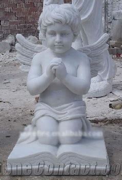 Cherub Marble Statue Grave Decorative Sculpture Angel from China ...