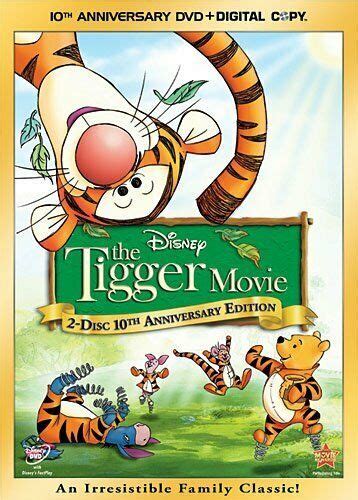 Winnie The Pooh The Tigger Movie Dvd 2009 2 Disc Set 10th