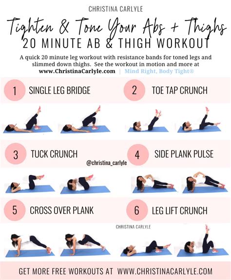 Leg And Ab Workout For Lean Legs And A Toned Tummy