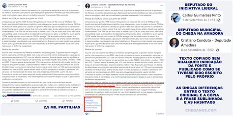 Deputado Municipal Do Chega Na Amadora Plagiou No Facebook Um Texto De