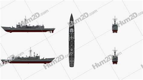 Oliver Hazard Perry-class frigate Clipart and Blueprint - Download Ship ...