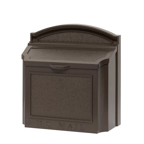 Whitehall Products The Large Capacity Locking Wall Mounted Mailbox