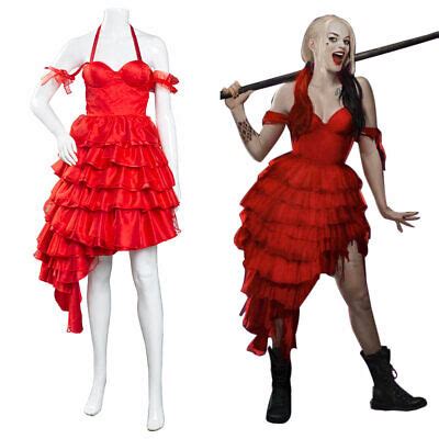 Suicide Squad Harley Quinn Red Dress Costume Ubicaciondepersonas Cdmx