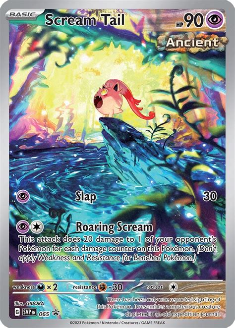 Scream Tail Sv Scarlet Violet Promo Cards Pokemon