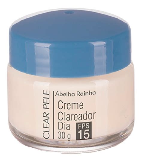 Creme Clareador Dia Fps 15 30g Clear Pele Abelha Rainha Tipo De