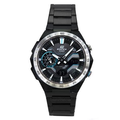 Casio Edifice Windflow Analog Digital Smartphone Link Black Dial Solar