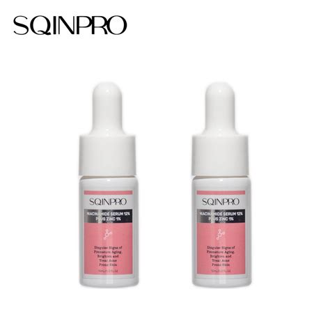 Jual Sqinpro Double Pack Niacinamide Serum 12 Zinc 1 10ml Paket