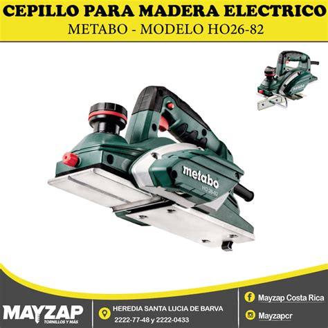 Cepillo Electrico Para Madera Marca Metabo Ho Mayzap Tornillos Y