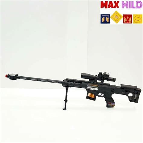 Sniper Barrett M98b Gun ปืนสไนเปอร์ ปืนมีไฟ เสียง ปืนเด็กเล่น Lazada