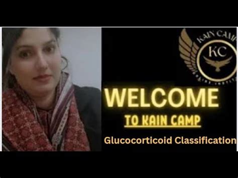 Classification Of Glucocorticoids Youtube