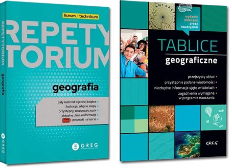 REPETYTORIUM MATURA 2024 GEOGRAFIA TABLICE 14078823931 Podręcznik