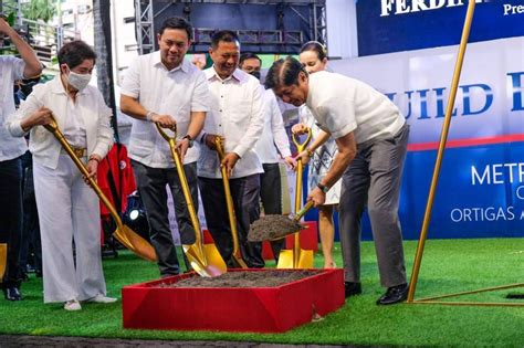 Marcos Leads Metro Manila Subway Groundbreaking The Manila Times