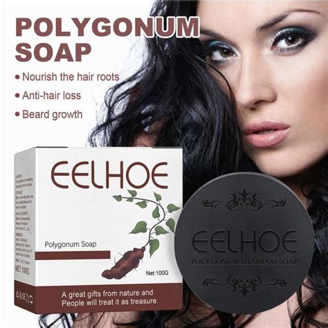 Eelhoe Polygonum Soap Hair Darkening Gray Hair Reverse Hair Shampoo