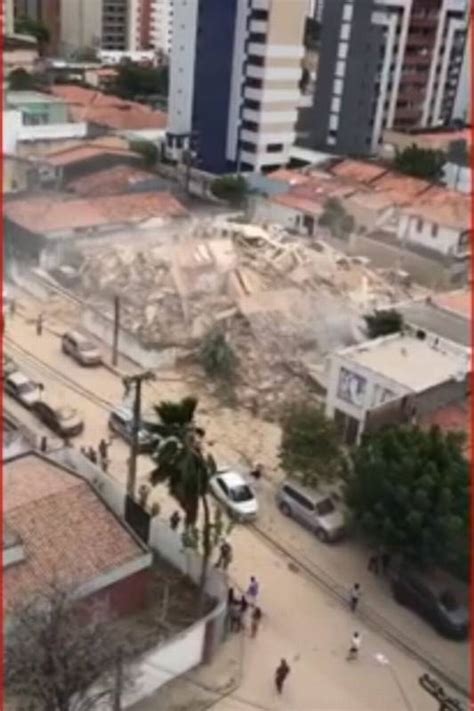 Prédio de sete andares desaba em Fortaleza no Ceará veja o vídeo