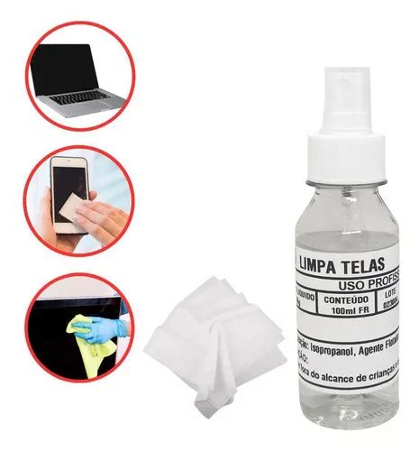 Limpiador De Pantalla T F Cleaner Limpa Tela Pano Microfibra 100