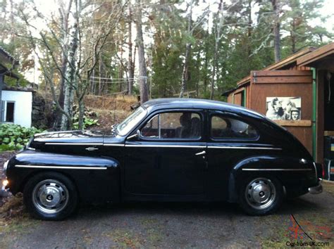 Volvo Pv Black Good Condition Classic Swedish European Car Vintage