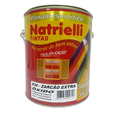 TINTA ZARCAO 3 6L OXIDO VM NATRIELLI