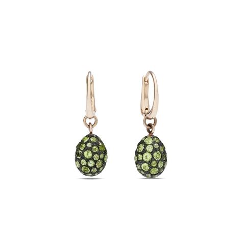 Orecchini Pomellato Tabou In Oro E Peridoti Pomellato Luxury Zone