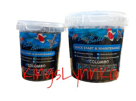 Colombo Bacto Balls Quick Start Maintenance Kings Lynn Koi