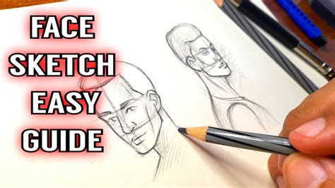 How To Draw Face Sketches Step By Step Guide For Beginners Face