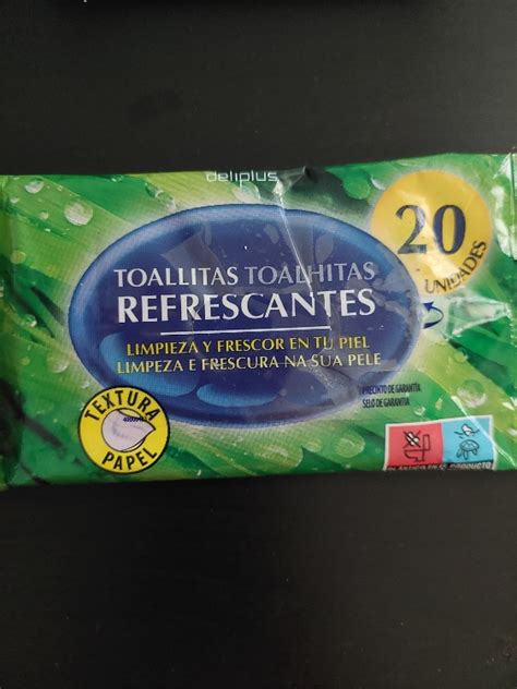 Deliplus Toallitas Refrescantes 20 Unidades INCI Beauty