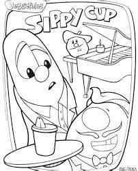 Veggietales Lord Of The Beans Coloring Pages