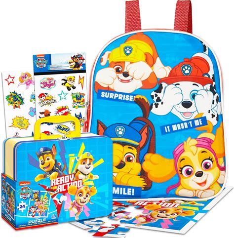 Paw Patrol Paquete De Mochila Preescolar Para Ni Os Peque Os Mochila