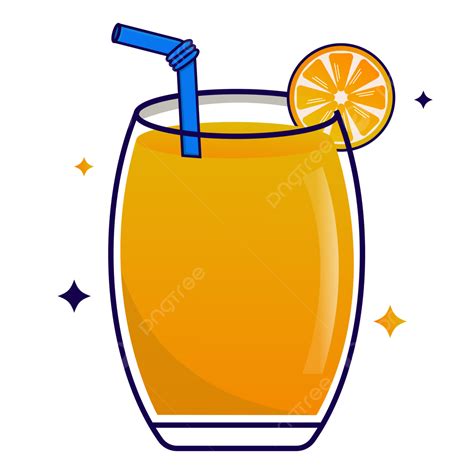 Ilustración De Jugo De Naranja Vector PNG Zumo De Naranja Nuevo