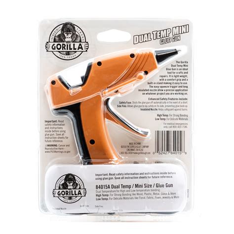 Gorilla Dual Temp Mini Hot Glue Gun Grand And Toy