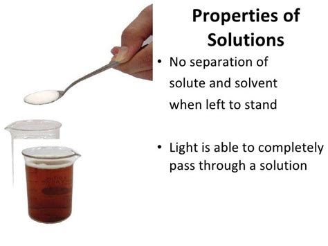 Properties of Solutions 
