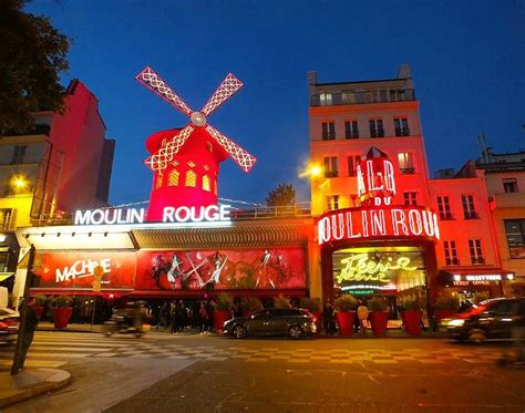 Probablemente El Cabaret Más Famoso Del Mundo El Molino Rojo O Moulin